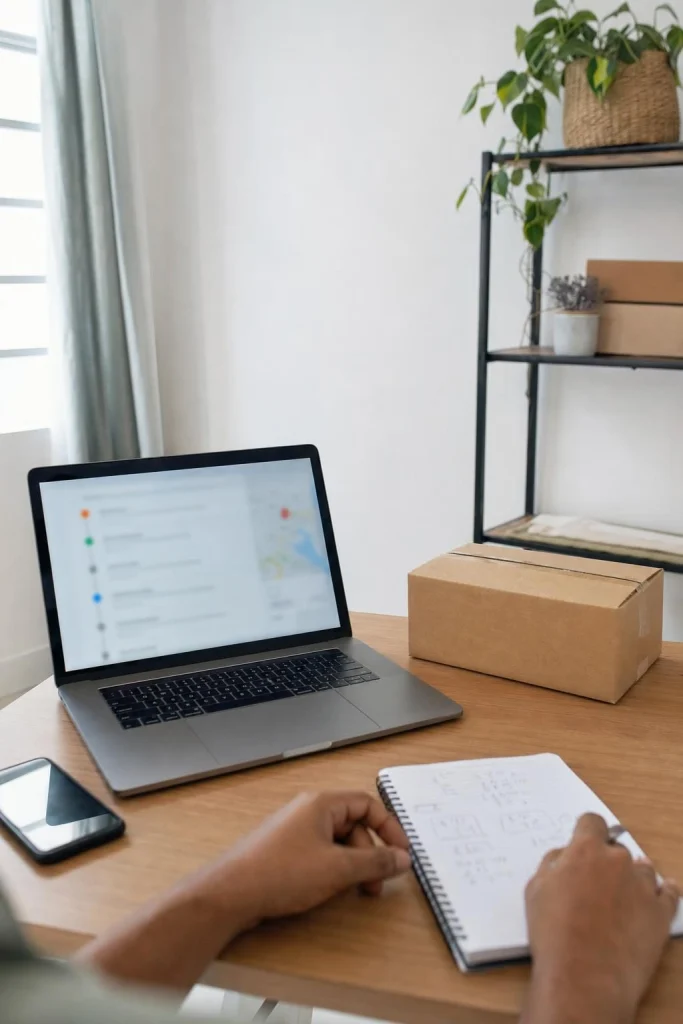 Capa do e-book Dropshipping com pé no chão: contas, prazos e riscos